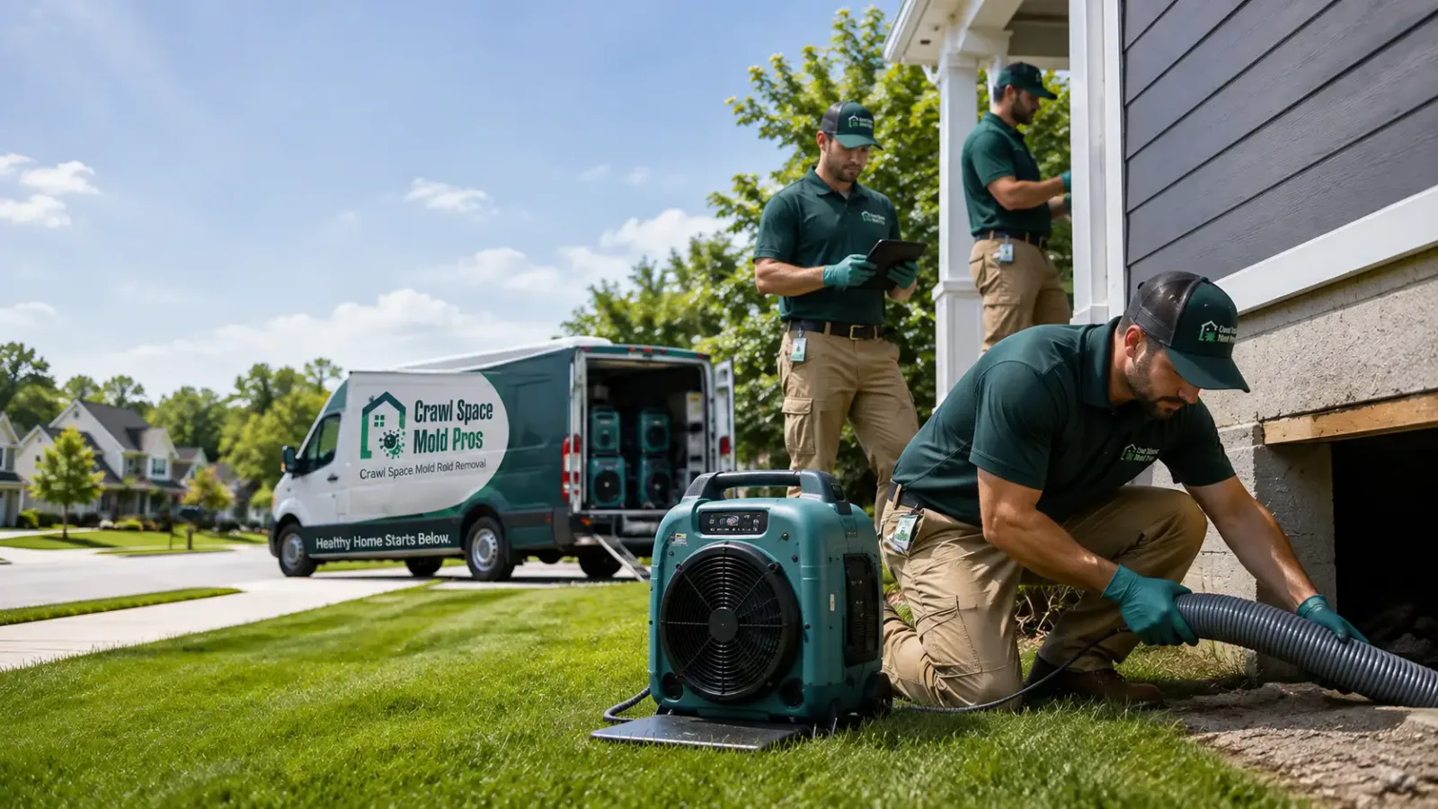 Crawl Space Mold Removal in Mineola, IA
